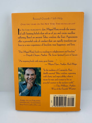 The Four Agreements Don Miguel Ruiz Toltec Wisdom Paperback