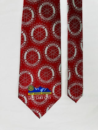 Rotary International Rocky Mountain Rendezvous SLC Red Tie