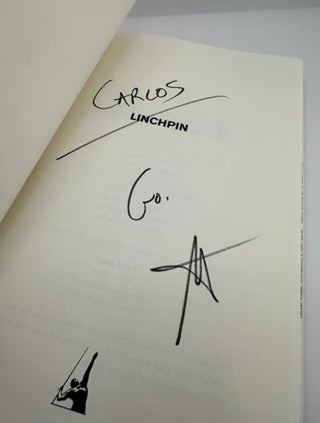 Seth Godin SIGNED 4 Book Lot Linchpin Tribes Dip Poke Box