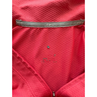 Jofit Women's Sleeveless Golf Polo 1/4 Zip Pink Performance Top Large