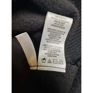 Karl Lagerfeld Paris Black Cotton Sweatshirt Rhinestone M