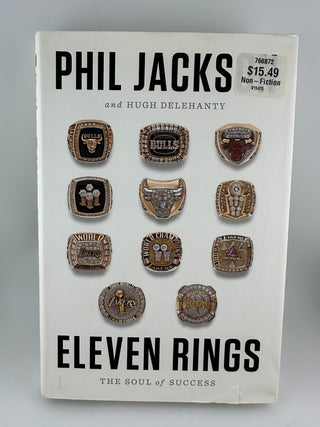 Phil Jackson Eleven Rings NEW Hardcover Bulls Lakers NBA
