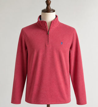 Izod Men's Red 1/4 Zip Pullover Sweater Size XL