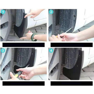 2023-2025 Honda HR-V Mud Flaps Splash Guards Front Rear 4PC Black Set