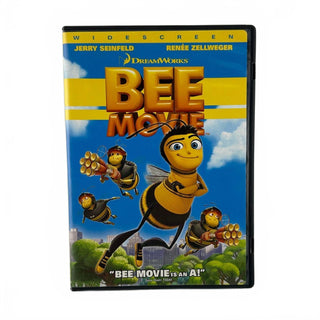 Bee Movie DVD 2008 Widescreen DreamWorks Jerry Seinfeld w/ Chuck E Cheese Insert