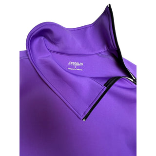 CEGOLFS Womens Small Purple 2 Piece Golf Track Suit Pullover Pants