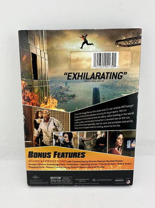 Skyscraper DVD 2018 Dwayne Johnson w/ Slipcover Promo Copy FAST SHIPPING