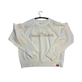 Sportiqe Chateau Ste Michelle White Crewneck Sweatshirt Medium