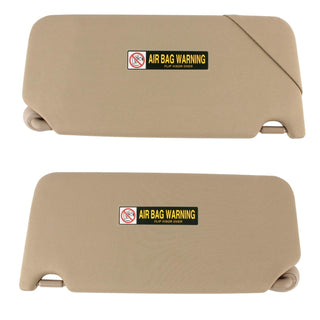 PEVAST Driver Side Sun Visor Beige w/ Mirror Fits Honda Accord 2008-2017 Left