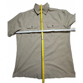 Croft & Barrow Quick Dry Men M Short Sleeve Button-Up Shirt