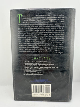 In the Mind's Eye Thomas G West 1991 Hardcover