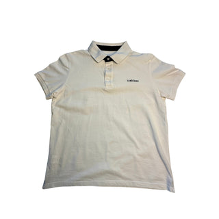 Sandeman Port Wine Logo White Cotton Polo Shirt Portugal Mens