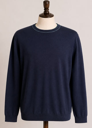 Michael Strahan Men's Navy Blue Modern Fit Sweater 3XLT Wool