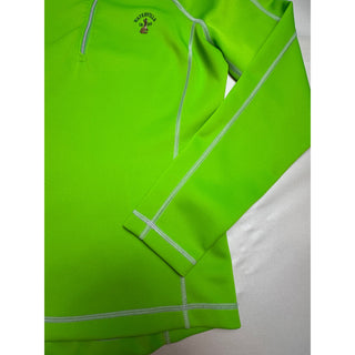 Sunice Women's M Golf Pullover 1/4 Zip Waterville 1889 Lime Green Athletic