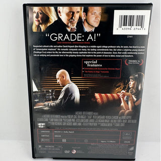 Elegy DVD 2008 Penelope Cruz Ben Kingsley Blockbuster Pre-Viewed Rental