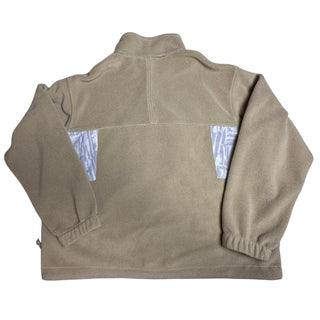 Nike ACG Beige Fleece Jacket with White Patterned Accents, L