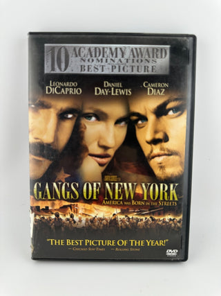 Gangs of New York DVD 2003 2 Disc Set Leonardo DiCaprio Daniel Day Lewis R