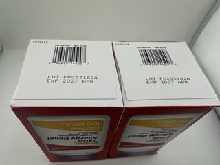2 Pack Leader 24HR Allergy Relief 180 Tablets 180mg Fexofenadine Non-Drowsy