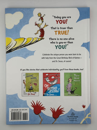 Happy Birthday to You! by Dr. Seuss Hardcover Classic Children’s Book Gift