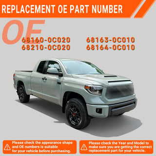 2007-2020 Toyota Tundra Double Cab Window Weatherstrip Molding Trim Seal 4PC