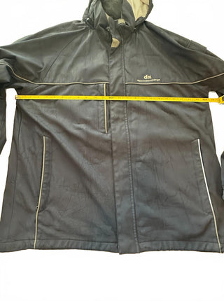 Dunbrooke Men's Large Hooded Jacket with Zip and Pockets