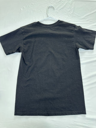 Vans Off The Wall Original Black T-Shirt with Pink and Green