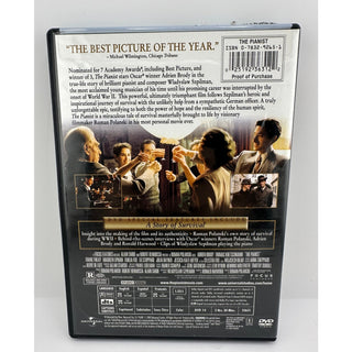 The Pianist DVD 2002 Adrien Brody Roman Polanski Full Screen Academy Award