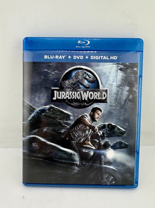 Jurassic World Blu-ray DVD Digital 3 Disc Set Chris Pratt w/ Case