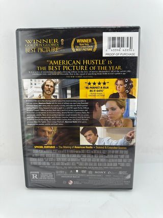American Hustle DVD 2013 Christian Bale Bradley Cooper Amy Adams NEW Sealed