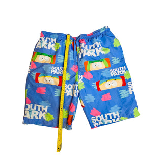 South Park DARE Swim Trunks Board Shorts Men’s Large Blue Cartman Kyle