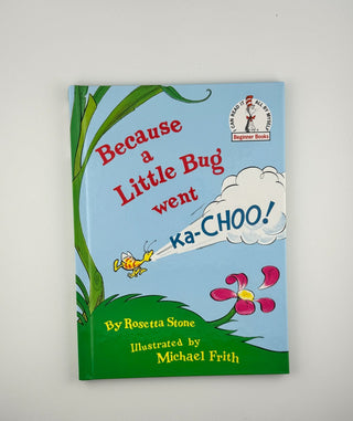 Dr Seuss Little Bug Went Ka-Choo Hardcover Beginner Book