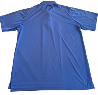 Donald Ross Men's Medium Blue Polo Shirt Classic Casual Golf