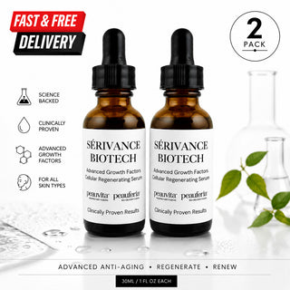 2-Pack Serivance Biotech Advanced Growth Factors Cellular Regenerating Serum
