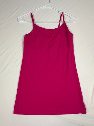 Active Basic Women's Pink Spaghetti Strap Tank Top, Medium