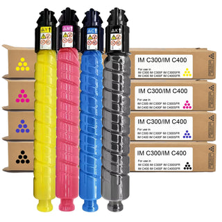 IM C300 IM C400 Toner 842378 842379 842380 842381 CMYK 4-Pack Compatible
