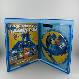 Rio 2 Blu-ray DVD Combo w Slipcover Inserts Blue Sky Studios 2014