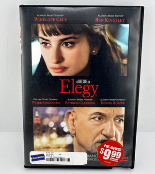 Elegy DVD Movie Starring Penelope Cruz and Ben Kingsley