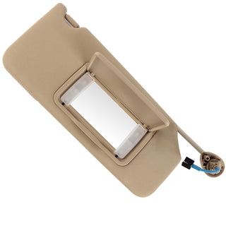 PEVAST Driver Side Sun Visor Beige w/ Mirror Fits Honda Accord 2008-2017 Left