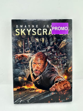 Skyscraper DVD 2018 Dwayne Johnson w/ Slipcover Promo Copy FAST SHIPPING