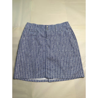 Jofit Women’s Blue White Geometric Print Golf Skort Skirt Athletic Pockets
