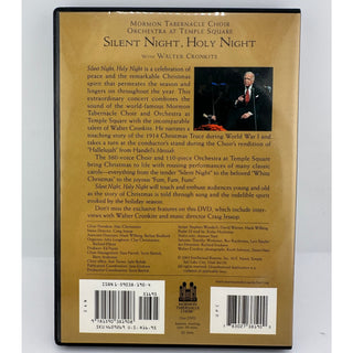 Silent Night Holy Night DVD Mormon Tabernacle Choir Walter Cronkite Christmas