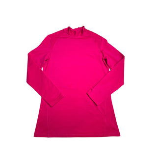 Layer 8 Performance Womens L Hot Pink Qwick Dry Mock Neck Long Sleeve Active Top