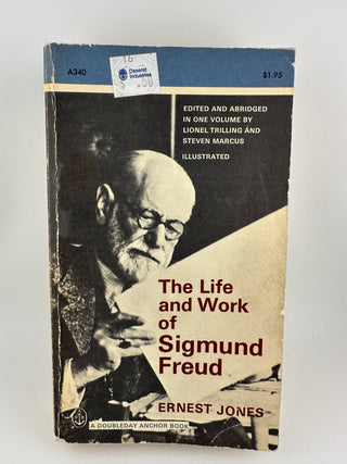 The Life and Work of Sigmund Freud – Ernest Jones – Anchor Paperback