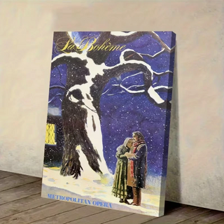 Jamie Wyeth, La Boheme (Metropolitan Opera) | Framed Canvas | 1978 | 16x24
