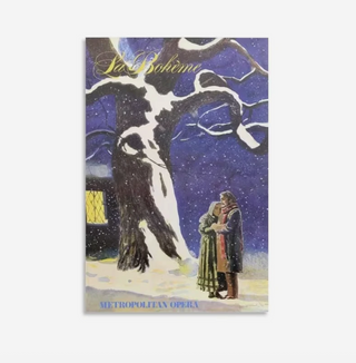 Jamie Wyeth, La Boheme (Metropolitan Opera) | Framed Canvas | 1978 | 16x24