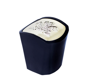 Cap - Creed Green Irish Tweed 3rd Gen Black Plastic Cap with Yellow Plating On Top