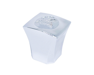 Royal Water Perfume Bottle Cap. Himalaya/Tabarome/Santal Original/Viking/Virgin Island Water Cap. Silver Square Plastic Cap. Fits 3rd Generation bottle