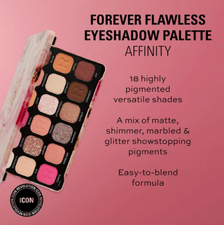 Forever Flawless Affinity Eyeshadow Palette Lot of 2 Matte Shimmer Neutral NEW