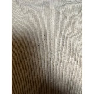 RAWGEAR Men’s Large Beige Ribbed Long Sleeve Shirt Raw Hem Gym Athletic