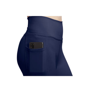 adidas Women’s 7/8 Leggings High Rise Navy Blue Workout w Pocket XL